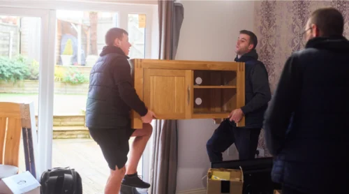 workers doing furniture removal